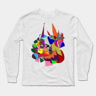 Abstract Line No.2 Long Sleeve T-Shirt